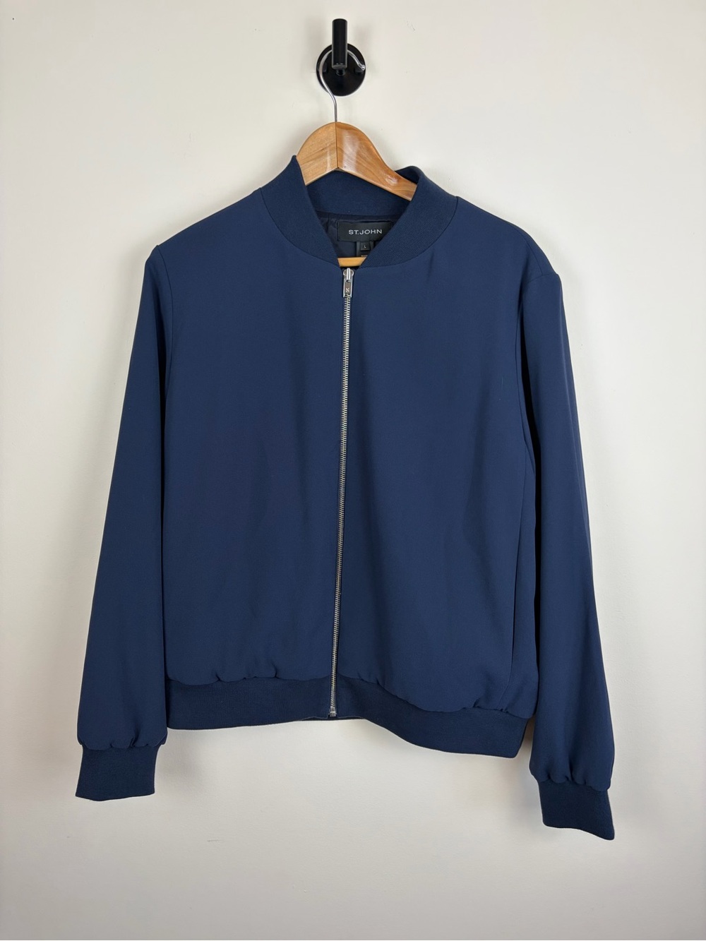 St. John Bomber Jacket Navy Blue